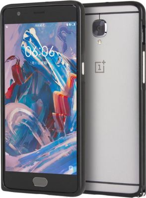 Coque XEPTIO OnePlus 3 bumper noir Coque XEPTIO OnePlus 3 bumper noir