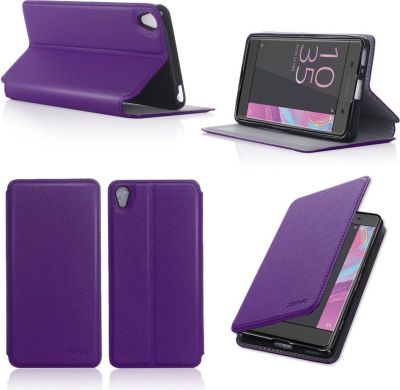 Etui XEPTIO Sony Xperia E5 2016 4G violet
