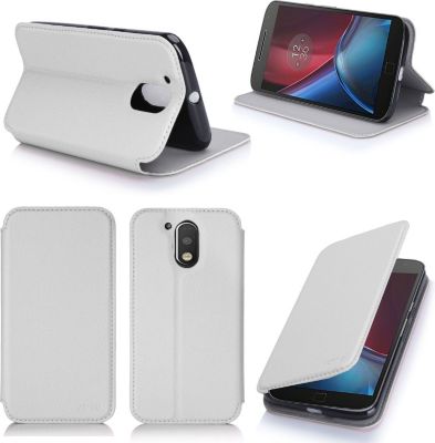 Etui XEPTIO Lenovo Motorola Moto G4 / G4+ blanc Etui XEPTIO Lenovo Motorola Moto G4 / G4+ blanc