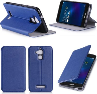 Etui XEPTIO Asus Zenfone 3 MAX ZC520TL bleu