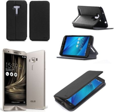 Etui XEPTIO Asus Zenfone 3 ZE520KL noir