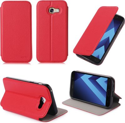 Etui XEPTIO Samsung Galaxy A5 2017 Slim rouge Etui XEPTIO Samsung Galaxy A5 2017 Slim rouge