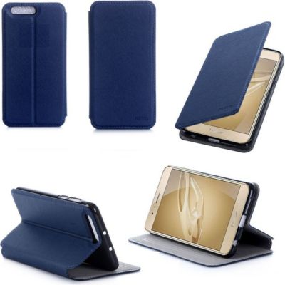 Etui XEPTIO Huawei P10 bleu Slim