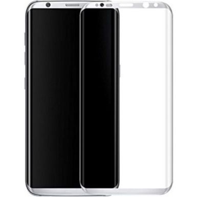 Protège écran XEPTIO Samsung Galaxy S8 FULL Cover Silver