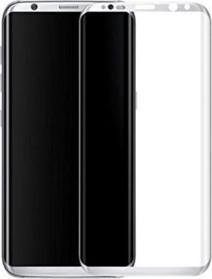 Protège écran XEPTIO Samsung Galaxy S8 PLUS FULL Cover Silver