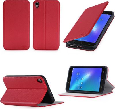 Etui XEPTIO Asus ZenFone Live ZB501KL rouge stand Etui XEPTIO Asus ZenFone Live ZB501KL rouge stand