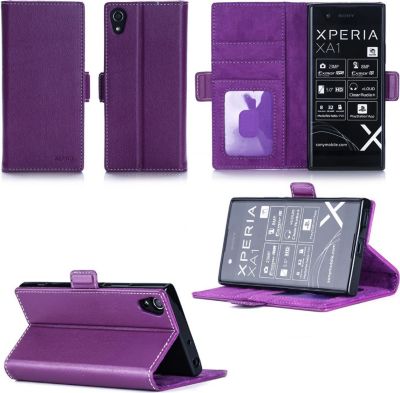 Etui XEPTIO Sony Xperia XA1 violette