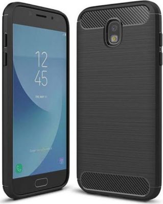 Etui XEPTIO Samsung Galaxy J3 2017 carbone noire