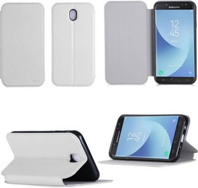 Etui XEPTIO Samsung Galaxy J3 2017 blanc avec stand