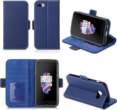 Etui XEPTIO OnePlus 5 bleue Etui XEPTIO OnePlus 5 bleue