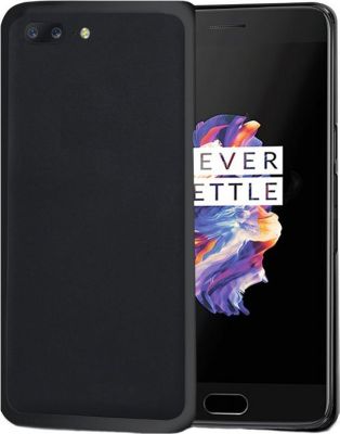Coque XEPTIO One Plus 5 gel TPU noire Coque XEPTIO One Plus 5 gel TPU noire