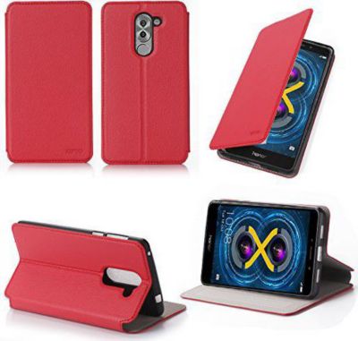 Etui XEPTIO Honor 6A 4G rouge stand