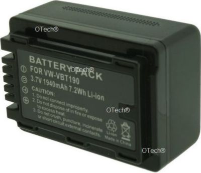 Batterie camescope OTECH Batterie pour PANASONIC HC-W580