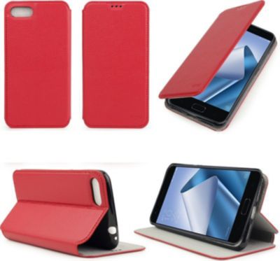Etui XEPTIO Asus Zenfone 4 MAX ZC520KL rouge stand