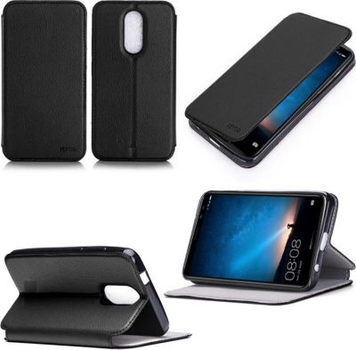 Etui XEPTIO Huawei Mate 10 LITE 4G noir stand