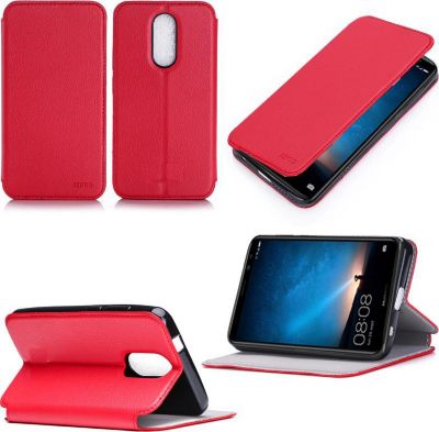 Etui XEPTIO Huawei Mate 10 LITE 4G rouge stand