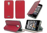 Etui XEPTIO Wiko Jerry 2 rouge stand