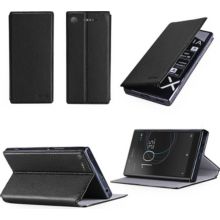 Etui XEPTIO Sony Xperia XZ1 4G noir avec stand