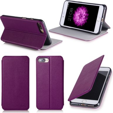 Etui XEPTIO Apple iPhone 8 PLUS 5.5 violet stand