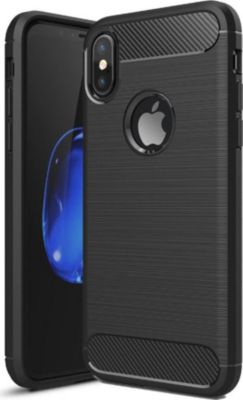 Coque XEPTIO Apple iPhone X Carbone noire