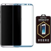 Protège écran XEPTIO Samsung Galaxy S8 FULL cover bleu