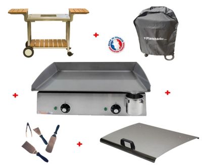 Plancha électrique PLANCHAELEC PACK LUX 600 INOX Plancha électrique PLANCHAELEC PACK LUX 600 INOX
