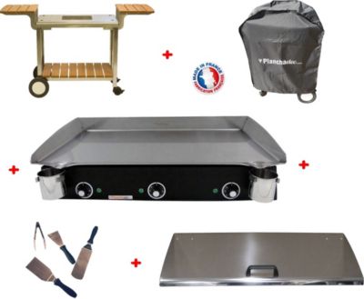 Plancha électrique PLANCHAELEC PACK LUX 830 CARBON
