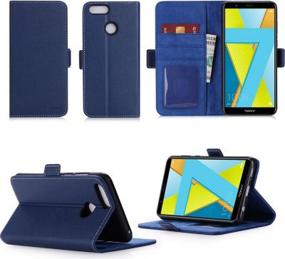 Etui XEPTIO Honor 7X  portefeuille bleu Etui XEPTIO Honor 7X  portefeuille bleu