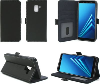 Etui XEPTIO Samsung Galaxy A8 2018 portefeuille noir