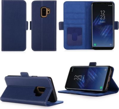 Etui XEPTIO Samsung Galaxy S9 housse bleue
