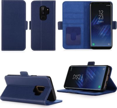 Etui XEPTIO Samsung Galaxy S9 Plus housse bleue