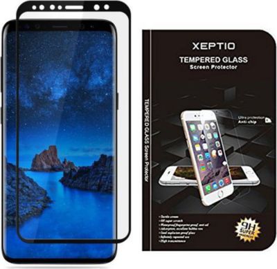 Protège écran XEPTIO Samsung Galaxy S9 verre trempé noir