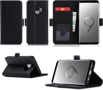 Etui XEPTIO Samsung Galaxy S9 portefeuille noire
