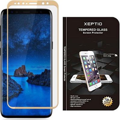 Protège écran XEPTIO Samsung Galaxy S9 Plus verre trempé doré Protège écran XEPTIO Samsung Galaxy S9 Plus verre trempé doré