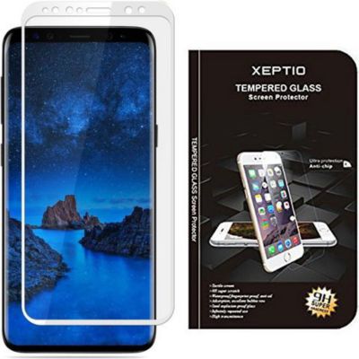 Protège écran XEPTIO Samsung Galaxy S9 Plus verre argent
