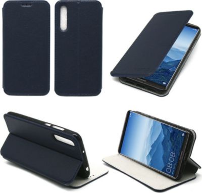 Housse XEPTIO Huawei P20 Etui bleu Stand