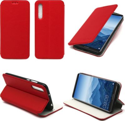Housse XEPTIO Huawei P20 Etui rouge Stand