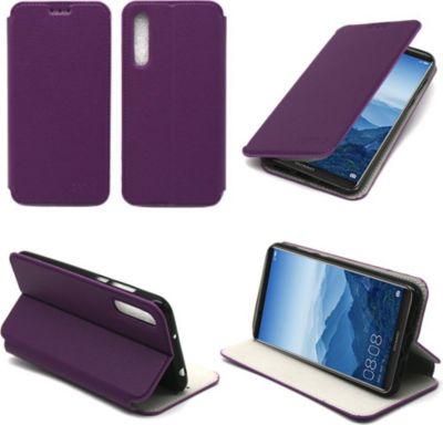 Housse XEPTIO Huawei P20 Etui violet Stand