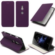 Housse XEPTIO Sony Xperia XZ2 Etui violet Slim