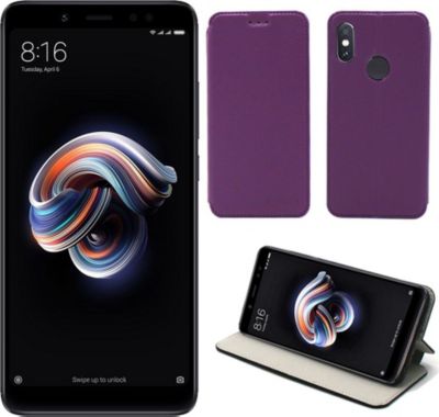 Housse XEPTIO Xiaomi Redmi Note 5 Etui violet Housse XEPTIO Xiaomi Redmi Note 5 Etui violet