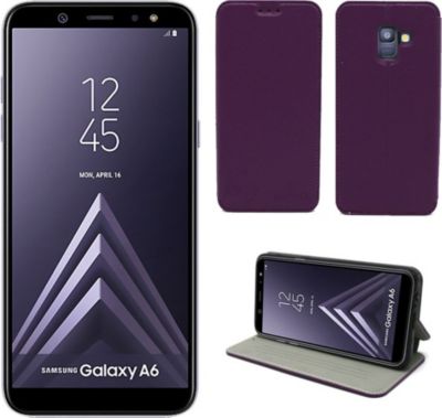 Housse XEPTIO Samsung Galaxy A6 2018 Etui violet Housse XEPTIO Samsung Galaxy A6 2018 Etui violet