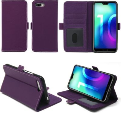 Housse XEPTIO Honor 10 portefeuille violet