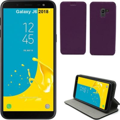 Housse XEPTIO Samsung Galaxy J6 2018 Etui violet