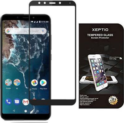 Protège écran XEPTIO Xiaomi Mi A2 verre trempé noir