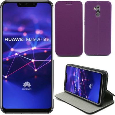 Housse XEPTIO Huawei Mate 20 LITE Etui violet Slim