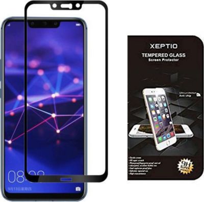Protège écran XEPTIO Huawei Mate 20 LITE verre trempé noir