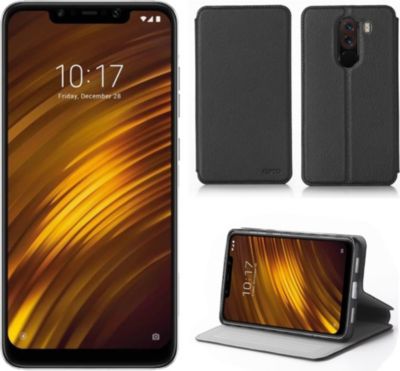 Housse XEPTIO Xiaomi Pocophone F1 Etui noir Housse XEPTIO Xiaomi Pocophone F1 Etui noir