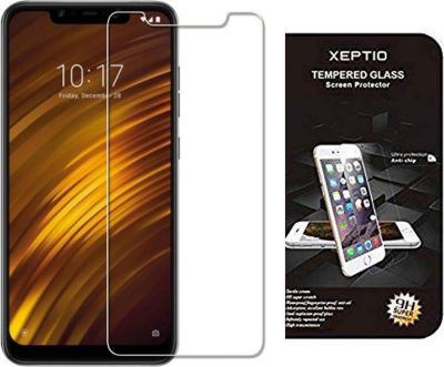 Protège écran XEPTIO Xiaomi Pocophone F1 verre trempé noir