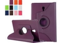 Housse XEPTIO Samsung Galaxy Tab S4 rotatif violet