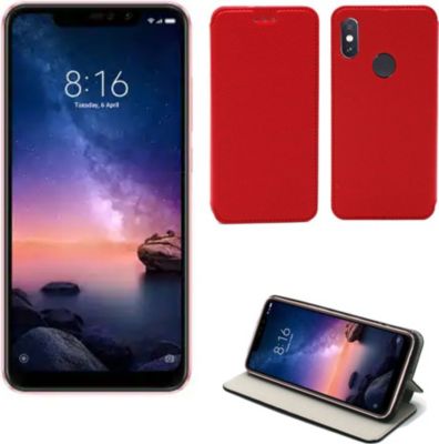 Housse XEPTIO Xiaomi Redmi Note 6 PRO Etui rouge Slim Housse XEPTIO Xiaomi Redmi Note 6 PRO Etui rouge Slim